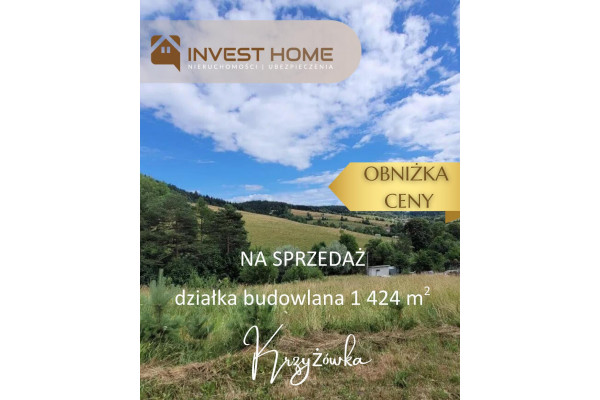 małopolskie, nowosądecki, Łabowa, Krzyżówka, Działka na sprzedaż